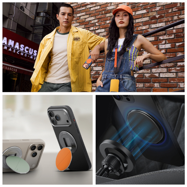 Magnetinis laikiklis UNIQ Grivix Classic 360 Mount&Grip stovas, plieno aprašymas - Prekės nuotrauka