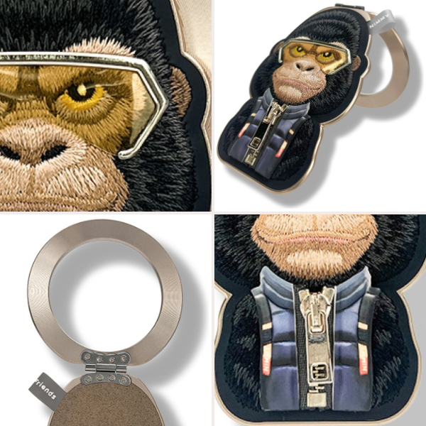 Magnetinis pakabukas Nimmy Cool&Cute 2.0 Gorilla juodos spalvos aprašymas - Prekės nuotrauka