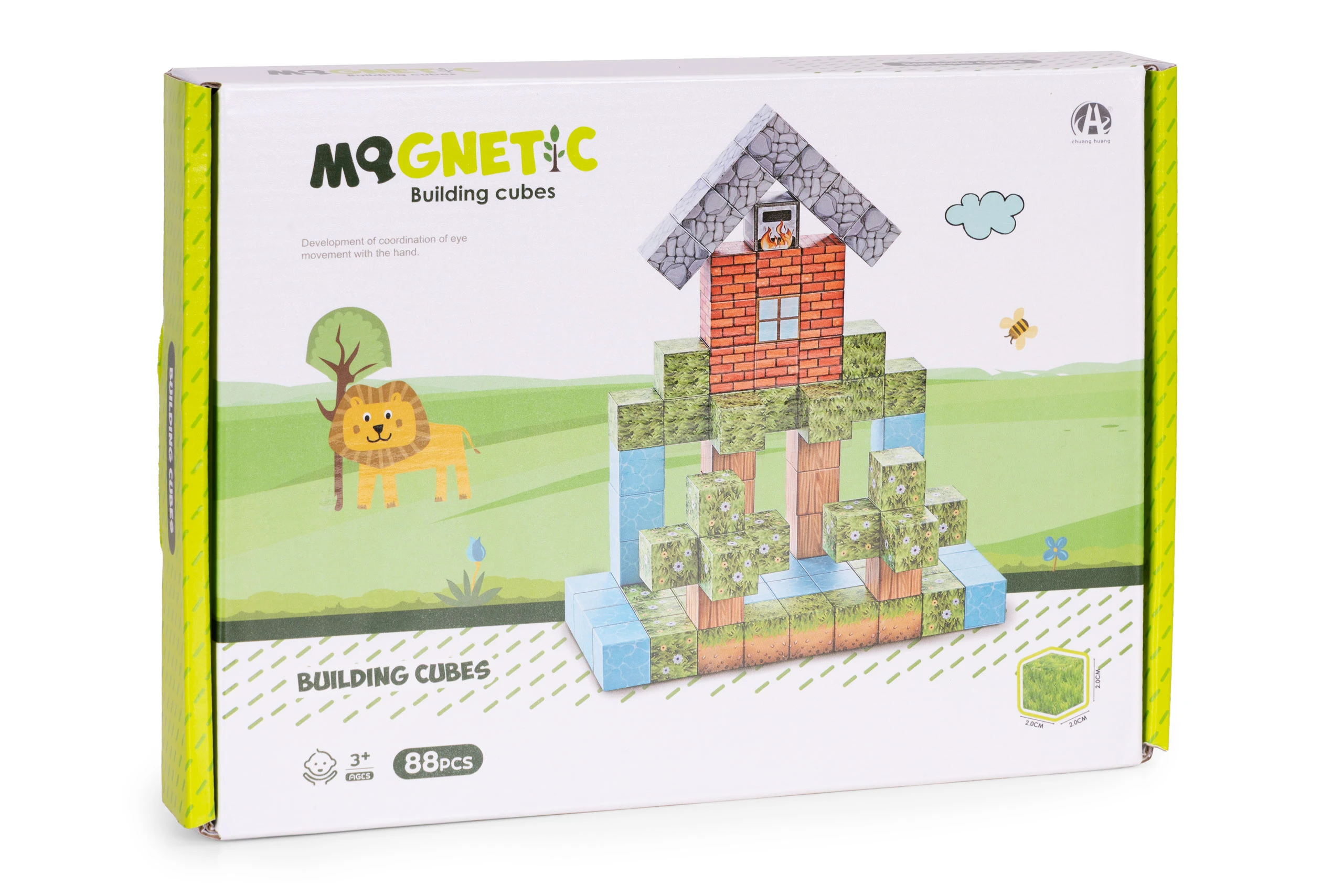 Multistore Magnetinių konstruktorių rinkinys vaikams, 88 dalys aprašymas - Prekės nuotrauka
