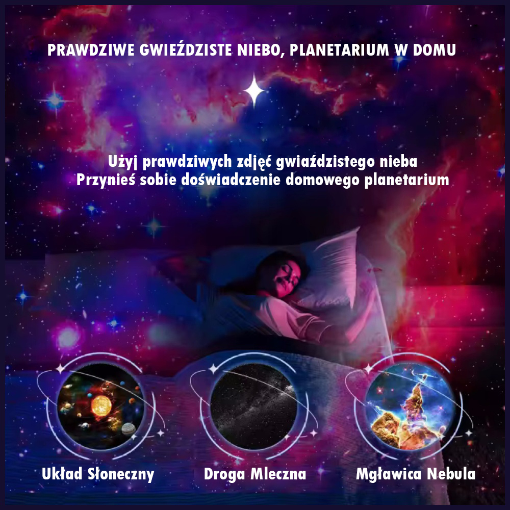 Beline MajesticLine Galaxy projektorius baltas aprašymas - Prekės nuotrauka