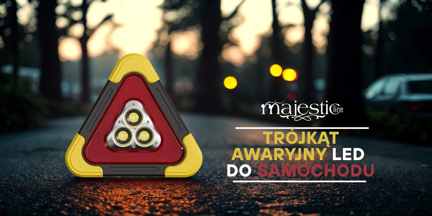 MajesticLine LED avarinis trikampis automobiliui aprašymas - Prekės nuotrauka