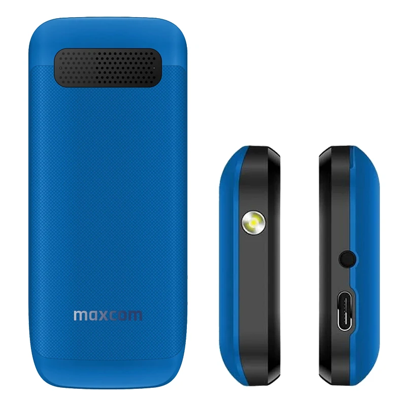 Maxcom MM135 Light juodos ir mėlynos spalvos aprašymas - Prekės nuotrauka Maxcom MM135 Light juodos ir mėlynos spalvos aprašymas - Prekės nuotrauka
