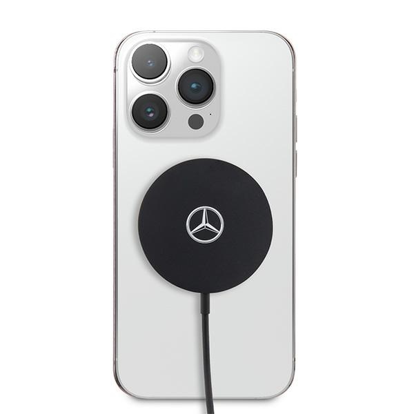 Mercedes 15W MagSafe indukcinis įkroviklis – juodos spalvos aprašymas - Prekės nuotrauka