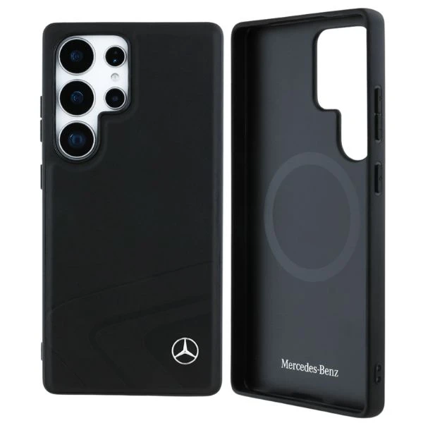 Mercedes Leather Horizontal Debossed Curves MagSafe Samsung Galaxy S25 dėklas telefonui juodos spalvos aprašymas - Prekės nuotrauka Mercedes Leather Horizontal Debossed Curves MagSafe Samsung Galaxy S25 dėklas telefonui juodos spalvos aprašymas - Prekės nuotrauka