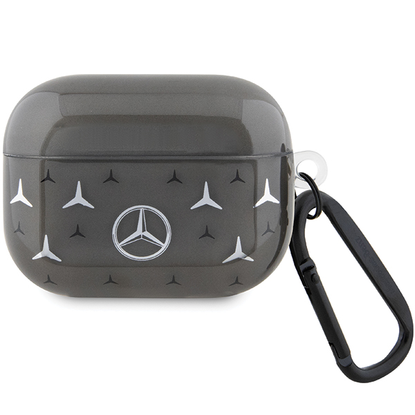 Mercedes MEAP8DPMGS AirPods Pro Dėklas juodos spalvos Large Star Pattern aprašymas - Prekės nuotrauka