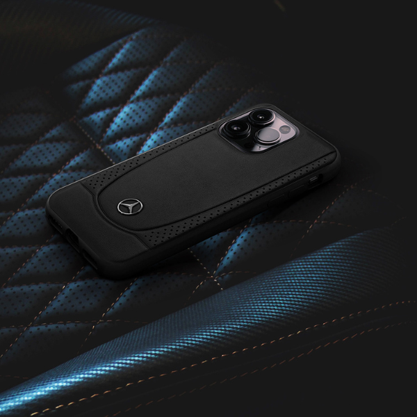 Mercedes MEHCP16XARMBK Apple iPhone 16 Pro Max 6.9″ juoda/juodos spalvos kietas dėklas Leather Urban aprašymas - Prekės nuotrauka Mercedes MEHCP16XARMBK Apple iPhone 16 Pro Max 6.9″ juoda/juodos spalvos kietas dėklas Leather Urban aprašymas - Prekės nuotrauka