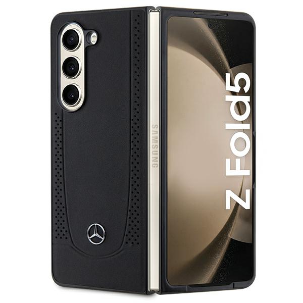 Mercedes MEHCZFD5ARMBK Z Fold 5 F946 juodos spalvos kietas dėklas Leather Urban aprašymas - Prekės nuotrauka Mercedes MEHCZFD5ARMBK Z Fold 5 F946 juodos spalvos kietas dėklas Leather Urban aprašymas - Prekės nuotrauka