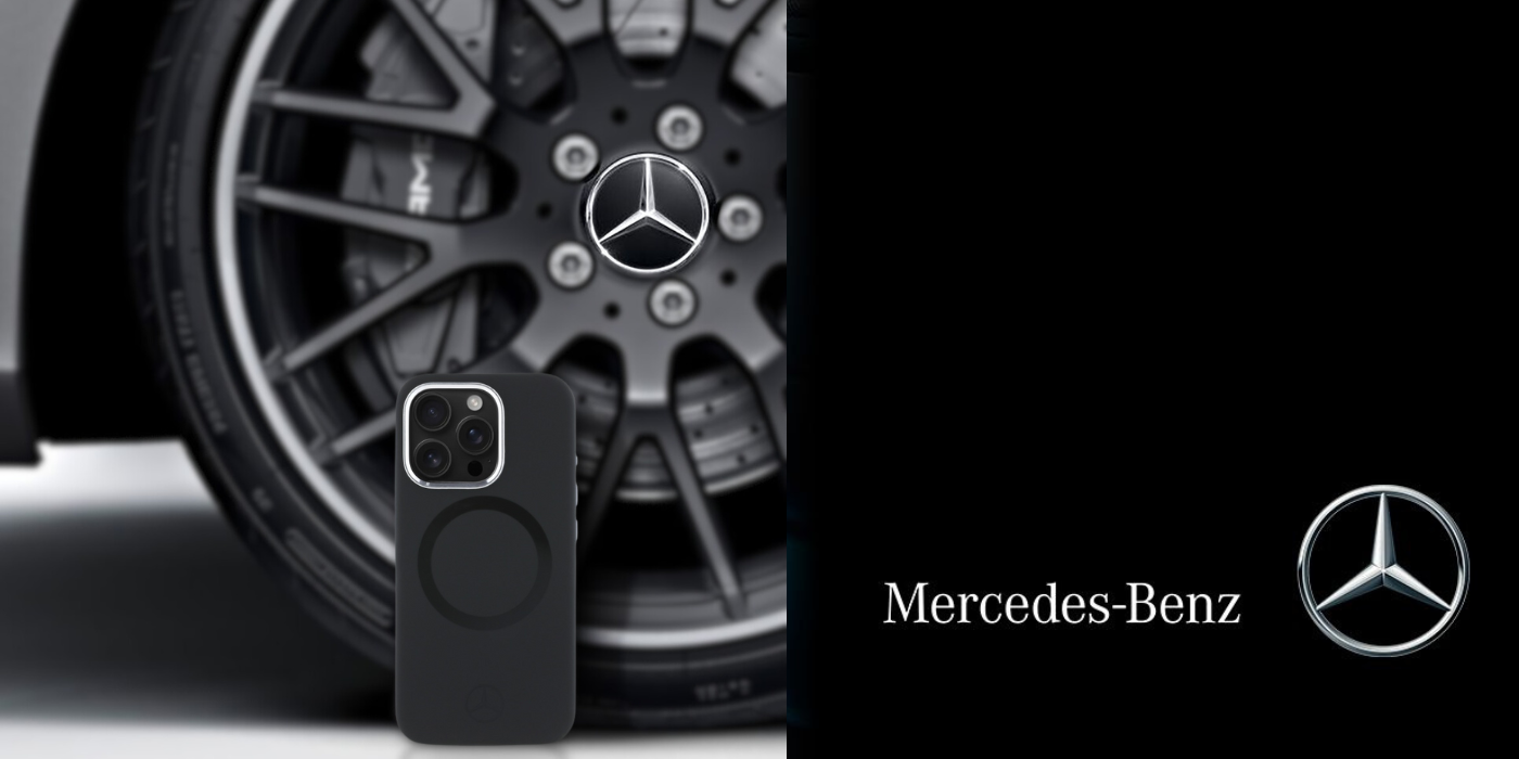 Mercedes MEHMP16L23SUTTK iPhone 16 Pro 6.3″ juodos spalvos kietas dėklas Silicone Tonal Logo MagSafe aprašymas - Prekės nuotrauka