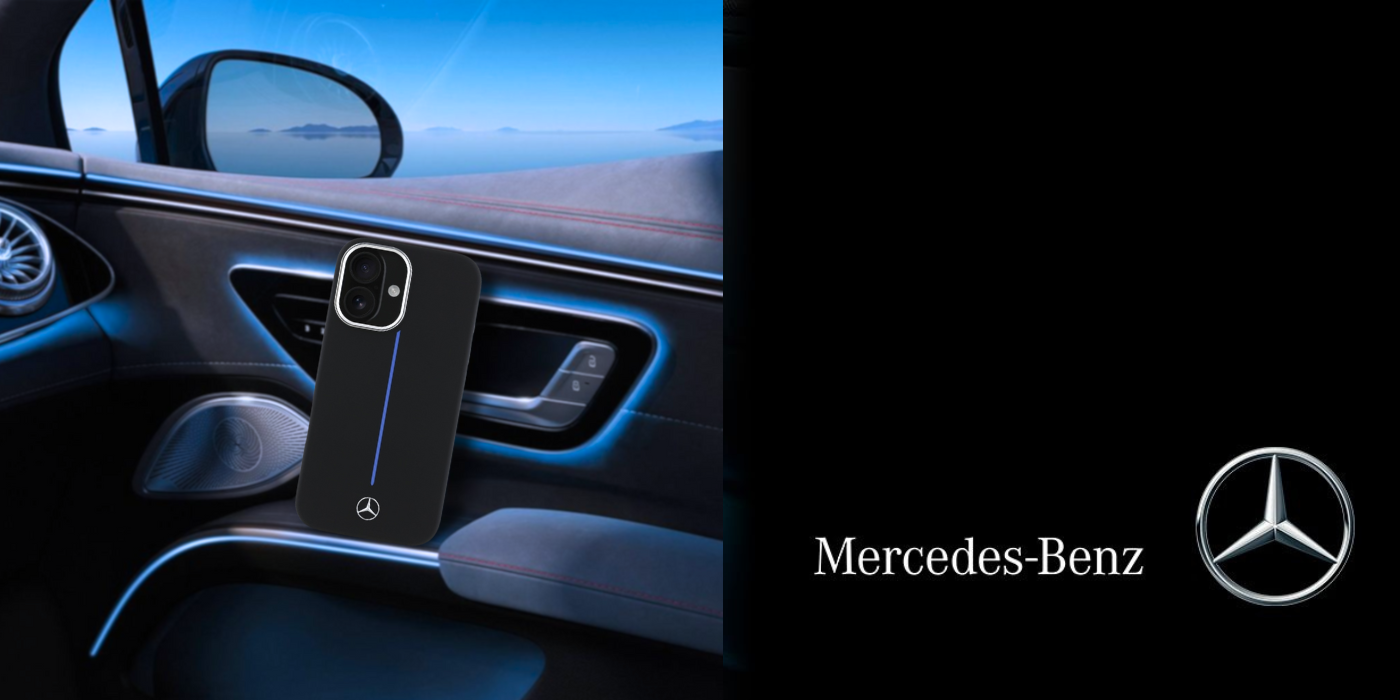 Mercedes MEHMP16S23SUMBK Apple iPhone 16 6.1″ juodos spalvos kietas dėklas Silicone Mėlyna Stripe MagSafe aprašymas - Prekės nuotrauka Mercedes MEHMP16S23SUMBK Apple iPhone 16 6.1″ juodos spalvos kietas dėklas Silicone Mėlyna Stripe MagSafe aprašymas - Prekės nuotrauka