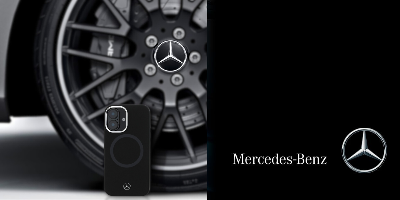 Mercedes MEHMP16S23SUTTK iPhone 16 6.1″ juodos spalvos kietas dėklas Silicone Tonal Logo MagSafe aprašymas - Prekės nuotrauka