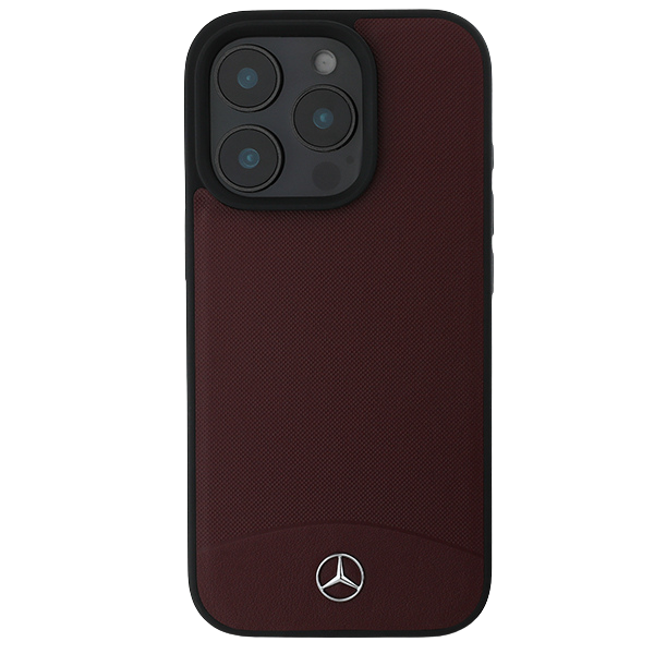 Mercedes MEHMP16X23RBARR Apple iPhone16 Pro Max 6.9″ raudona/red kietas dėklas Textured And Plain Leather MagS aprašymas - Prekės nuotrauka Mercedes MEHMP16X23RBARR Apple iPhone16 Pro Max 6.9″ raudona/red kietas dėklas Textured And Plain Leather MagS aprašymas - Prekės nuotrauka