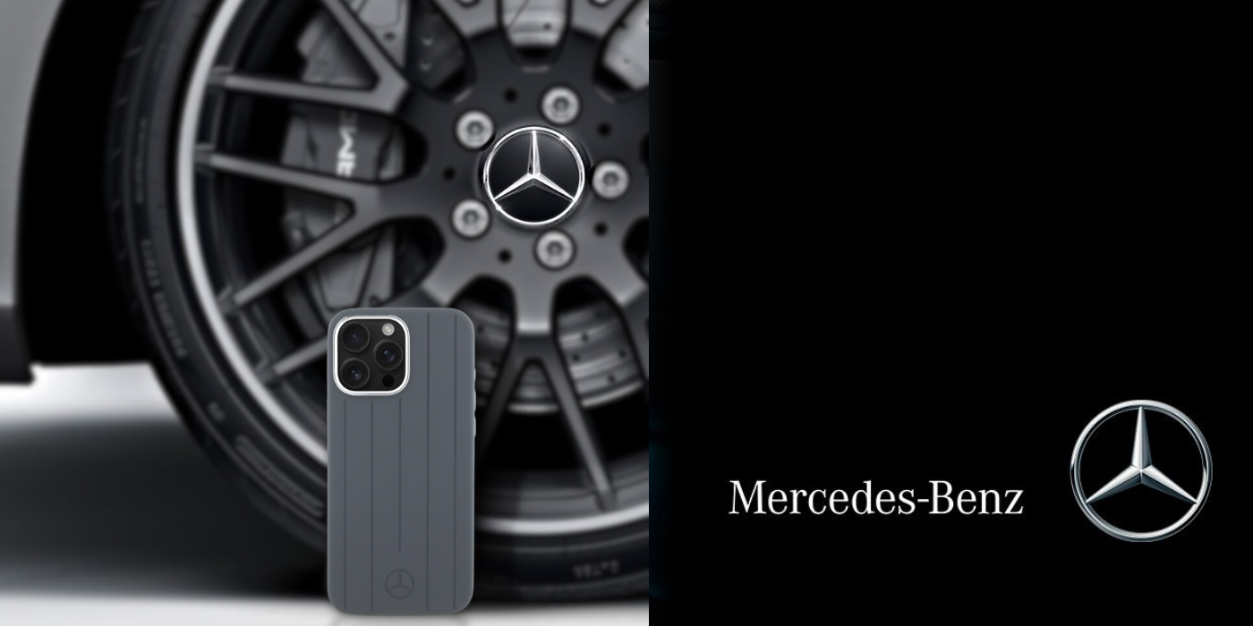 Mercedes MEHMP16X23SUVSA iPhone 16 Pro Max 6.9″ pilkos spalvos kietas dėklas Silicone Vertical Tonal Stripes aprašymas - Prekės nuotrauka