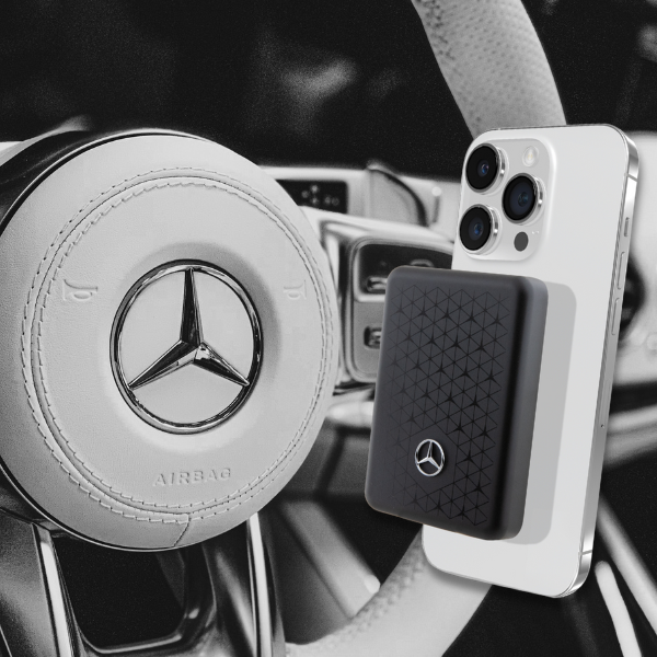 Mercedes Powerbank MEPB3KMESTK 5W 3000mAh juodos spalvos MagSafe aprašymas - Prekės nuotrauka