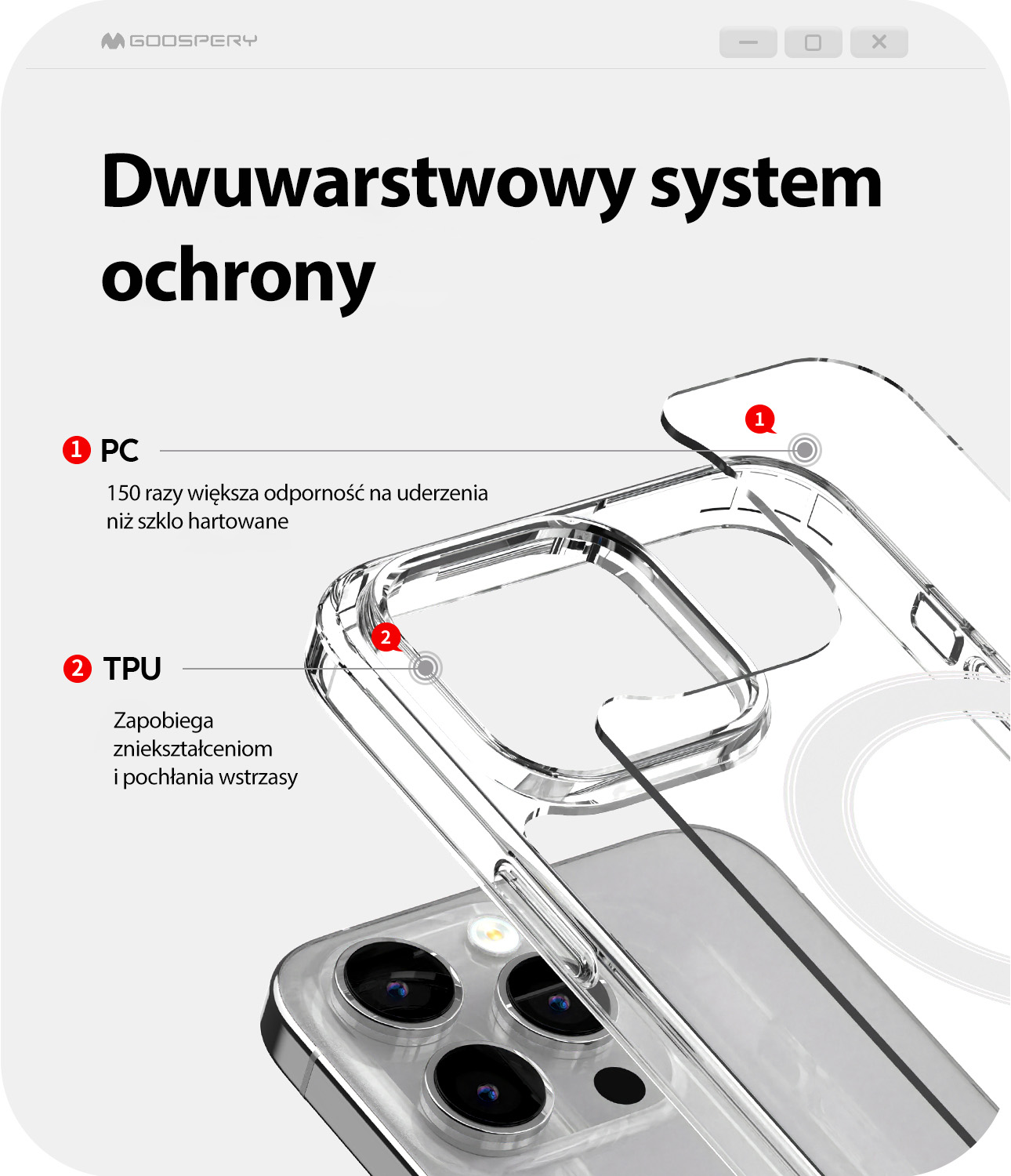 Mercury dėklas MagSafe Jelhard iPhone 16 6,1