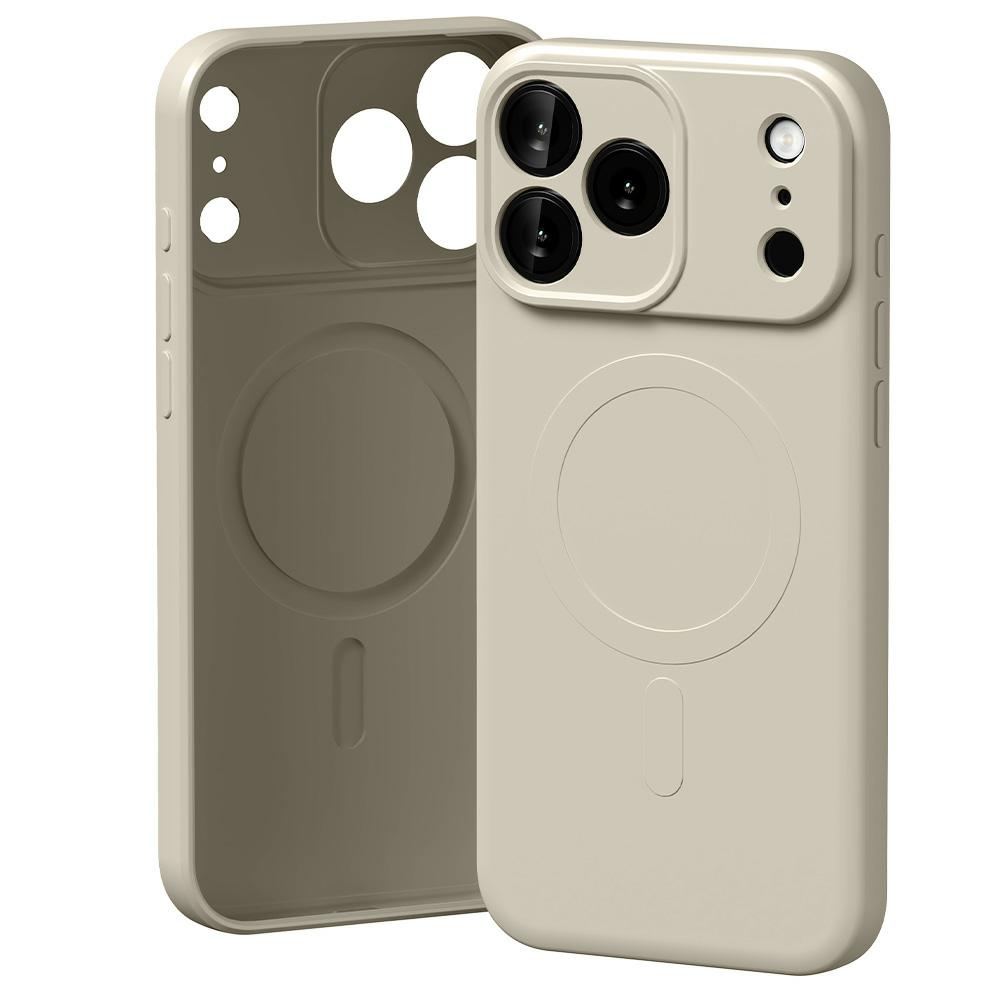 Mercury Semi-Silicone MagSafe dėklas Apple iPhone 17 Pro Max Stone aprašymas - Prekės nuotrauka