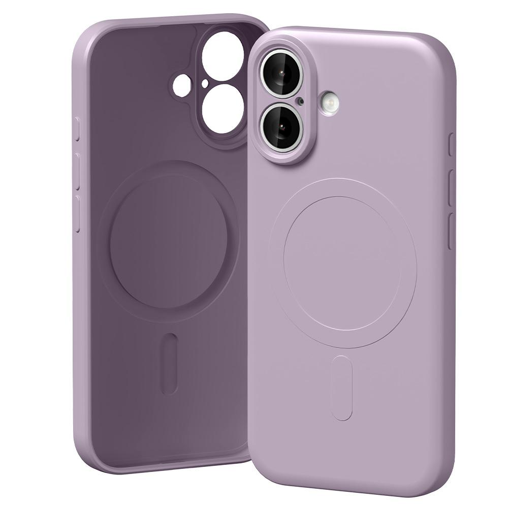 Mercury Semi-Silicone MagSafe dėklas Apple iPhone 17 Lavender pilkos spalvos aprašymas - Prekės nuotrauka