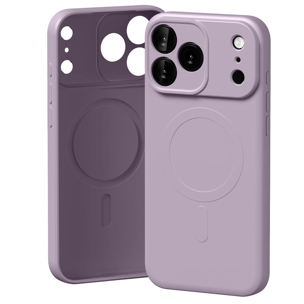 Mercury Semi-Silicone MagSafe dėklas iPhone 17 Pro, lavender pilkos spalvos aprašymas - Prekės nuotrauka