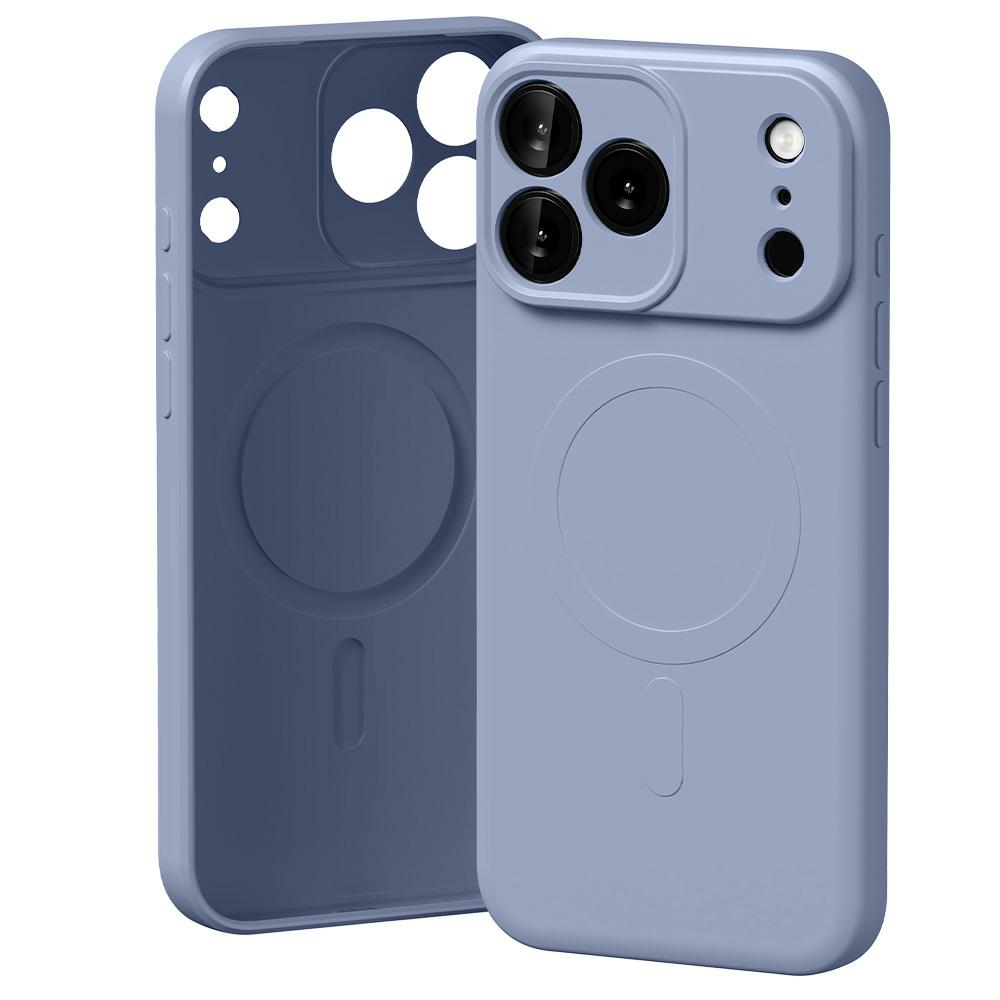 Mercury Semi-Silicone MagSafe dėklas iPhone 17 Pro sierra mėlynas aprašymas - Prekės nuotrauka
