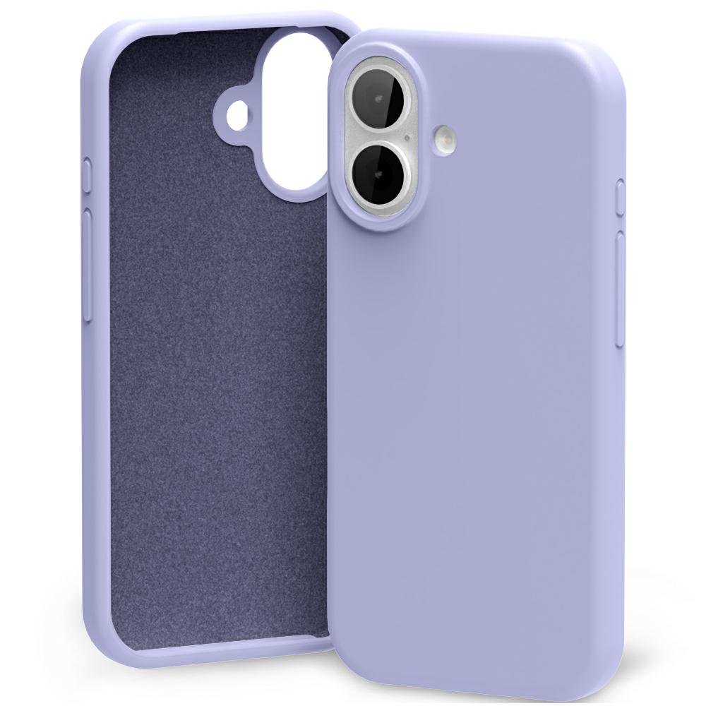 „Mercury“ silikoninis dėklas „Apple iPhone 17“ levandų pilkas aprašymas - Prekės nuotrauka