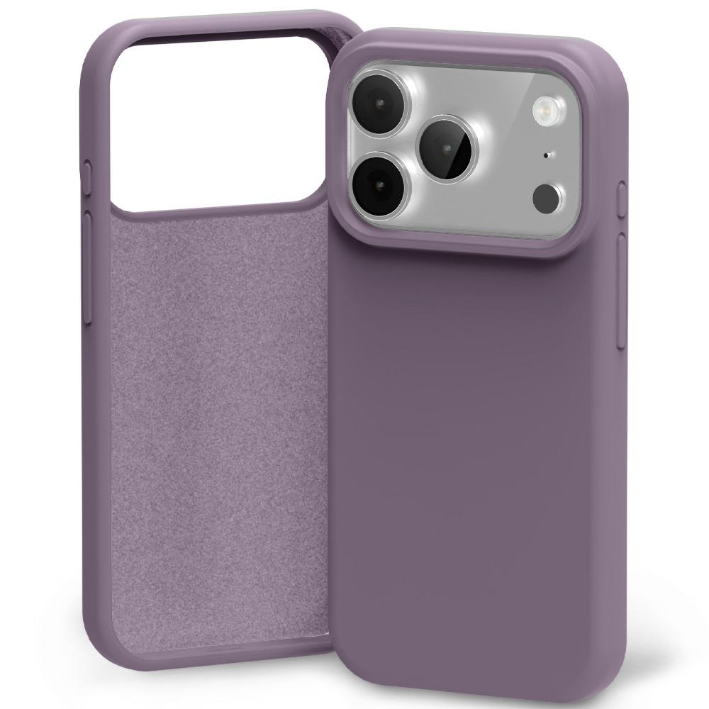 Mercury Silicone dėklas skirtas Apple iPhone 17 Pro violetinės spalvos aprašymas - Prekės nuotrauka