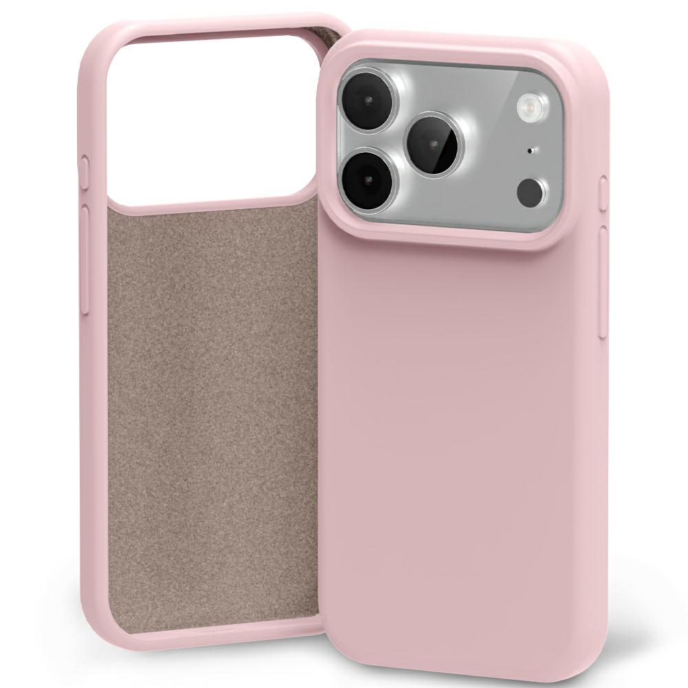 Mercury Silicone dėklas skirtas Apple iPhone 17 Pro Max rožinės spalvos Sand aprašymas - Prekės nuotrauka