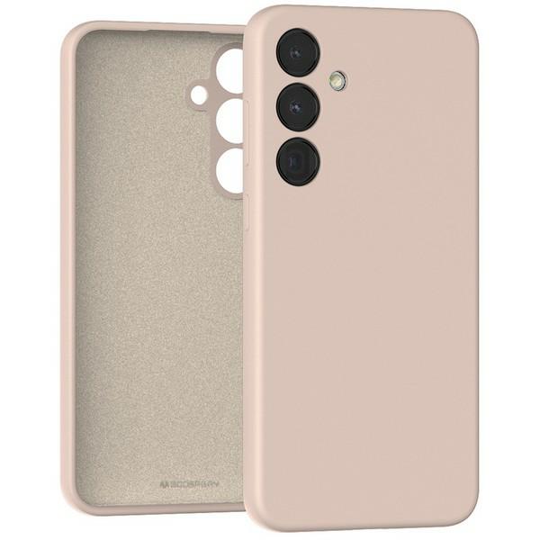 Dėklas Mercury Silicone Samsung A35 A356 rožinės spalvos sand aprašymas - Prekės nuotrauka