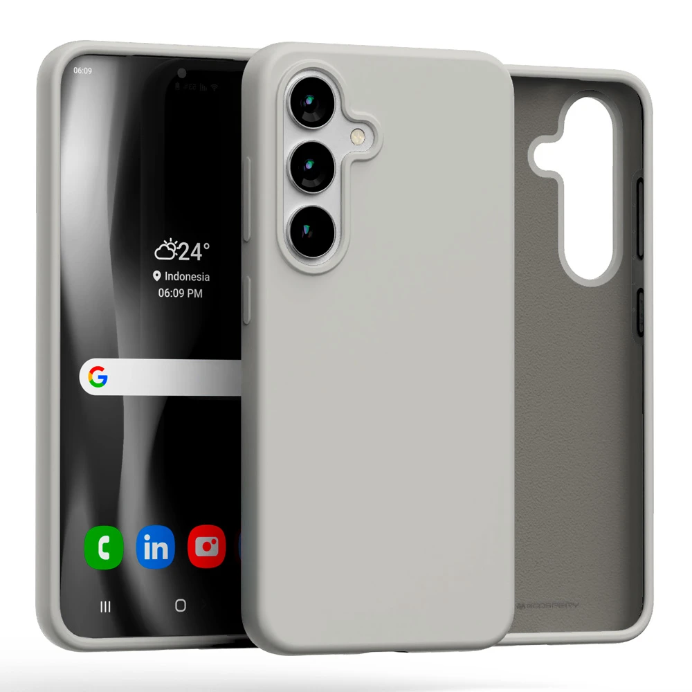 Dėklas „Mercury“ silikoninis „Samsung Galaxy S25 S931“ akmuo aprašymas - Prekės nuotrauka