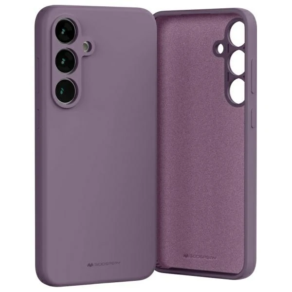 Dėklas Mercury Silicone Samsung S24 FE S721 violetinės spalvos aprašymas - Prekės nuotrauka