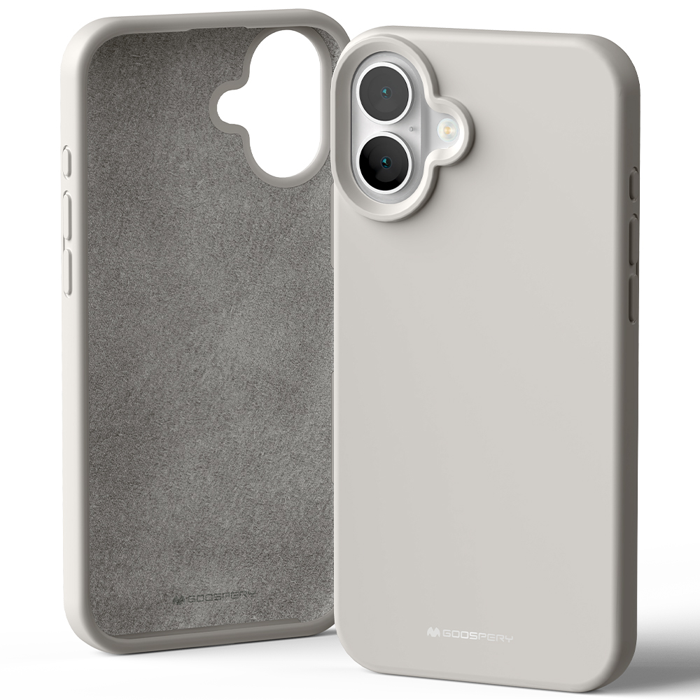Mercury silikoninis dėklas iPhone 16 Plus 6,7″ levandų spalvos aprašymas - Prekės nuotrauka