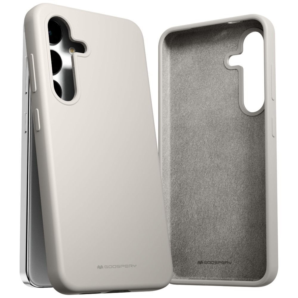 Mercury silikoninis dėklas Samsung S24 S921 stone aprašymas - Prekės nuotrauka