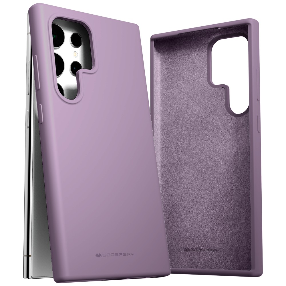 Mercury silikoninis dėklas Samsung S24 Ultra S928 violetinės spalvos aprašymas - Prekės nuotrauka