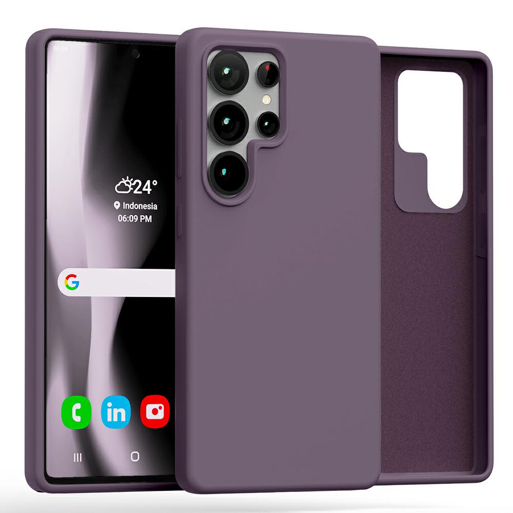 Mercury silikoninis dėklas Samsung S25 Ultra S938 violetinės spalvos aprašymas - Prekės nuotrauka