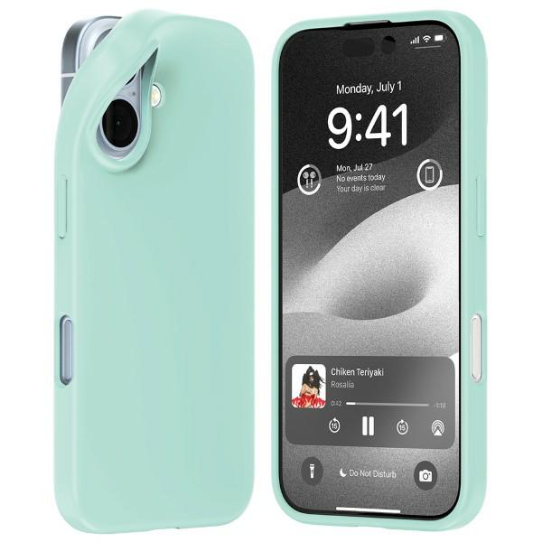 Dėklas „Mercury Soft Apple iPhone 16 6.1“ mėtinis aprašymas - Prekės nuotrauka Dėklas „Mercury Soft Apple iPhone 16 6.1“ mėtinis aprašymas - Prekės nuotrauka
