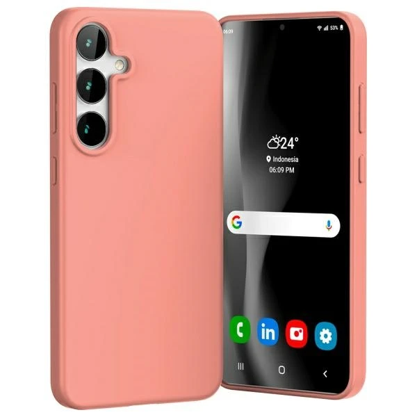Dėklas Mercury Soft Samsung S24 FE S721 rožinės spalvos aprašymas - Prekės nuotrauka Dėklas Mercury Soft Samsung S24 FE S721 rožinės spalvos aprašymas - Prekės nuotrauka