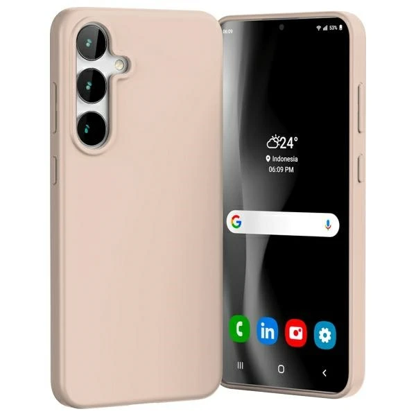 Dėklas Mercury Soft Samsung S24 FE S721 rožinio smėlio spalvos aprašymas - Prekės nuotrauka Dėklas Mercury Soft Samsung S24 FE S721 rožinio smėlio spalvos aprašymas - Prekės nuotrauka