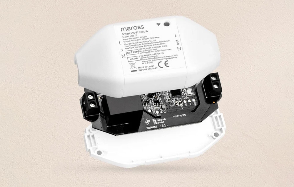 „Meross MSS715MA-UN“ išmanusis „WiFi“ jungiklis („Matter“) aprašymas - Prekės nuotrauka