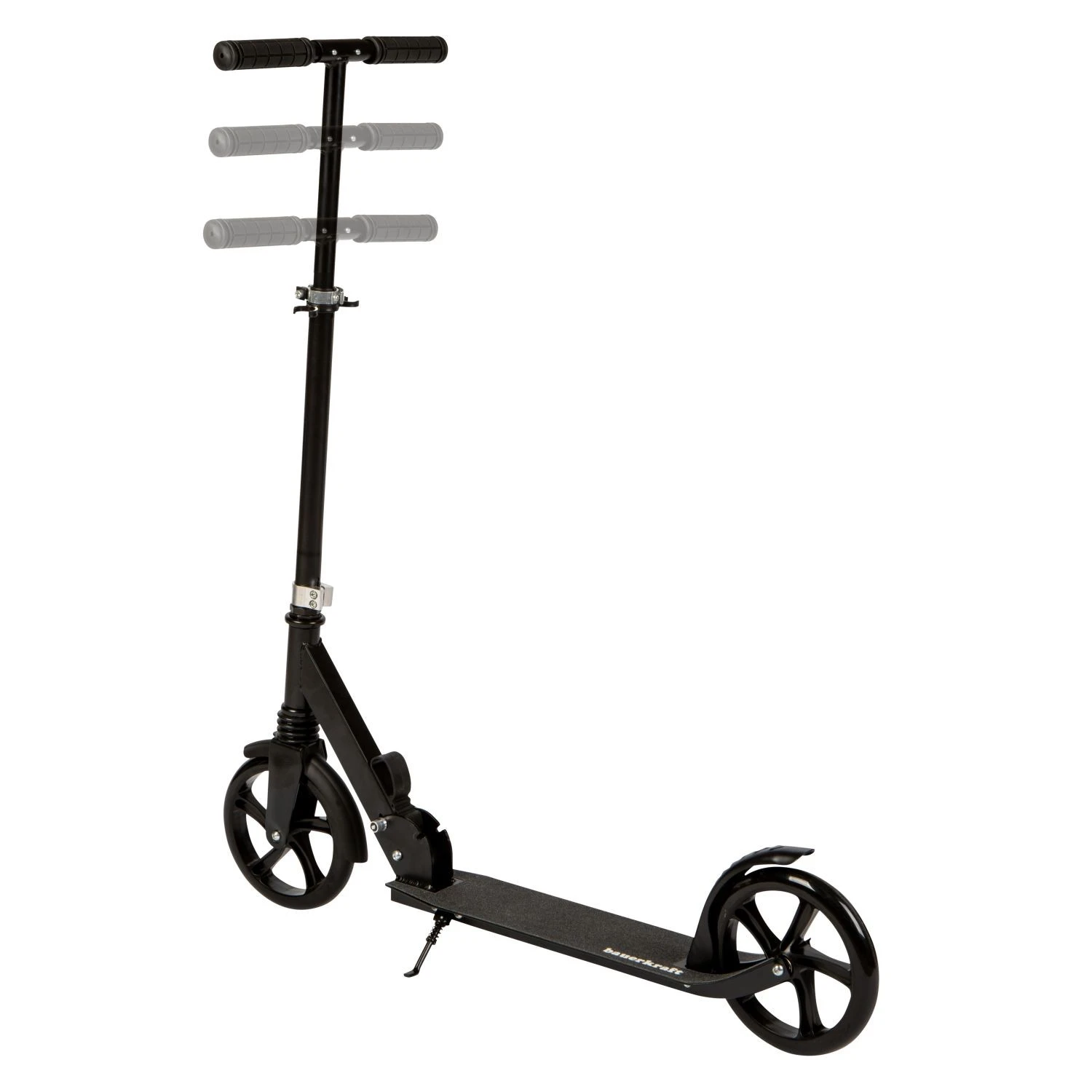 Bauerkraft Miesto paspirtukas vaikams ir paaugliams, sulankstomas, reguliuojamo aukščio 95-105 cm, ratukai 200 mm aprašymas - Prekės nuotrauka