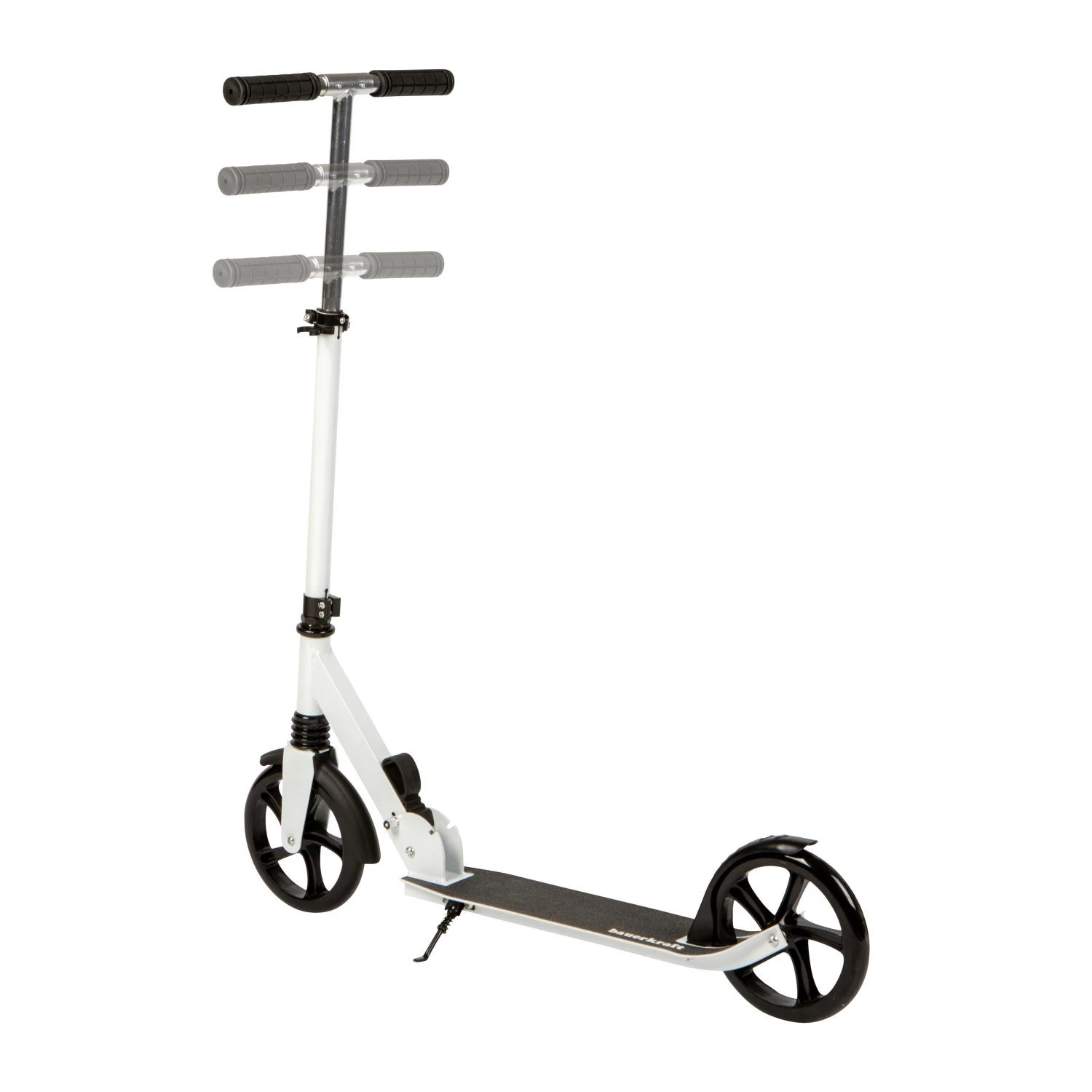 Bauerkraft Miesto paspirtukas vaikams ir paaugliams, sulankstomas, reguliuojamo aukščio 95-105 cm, ratukai 200 mm aprašymas - Prekės nuotrauka