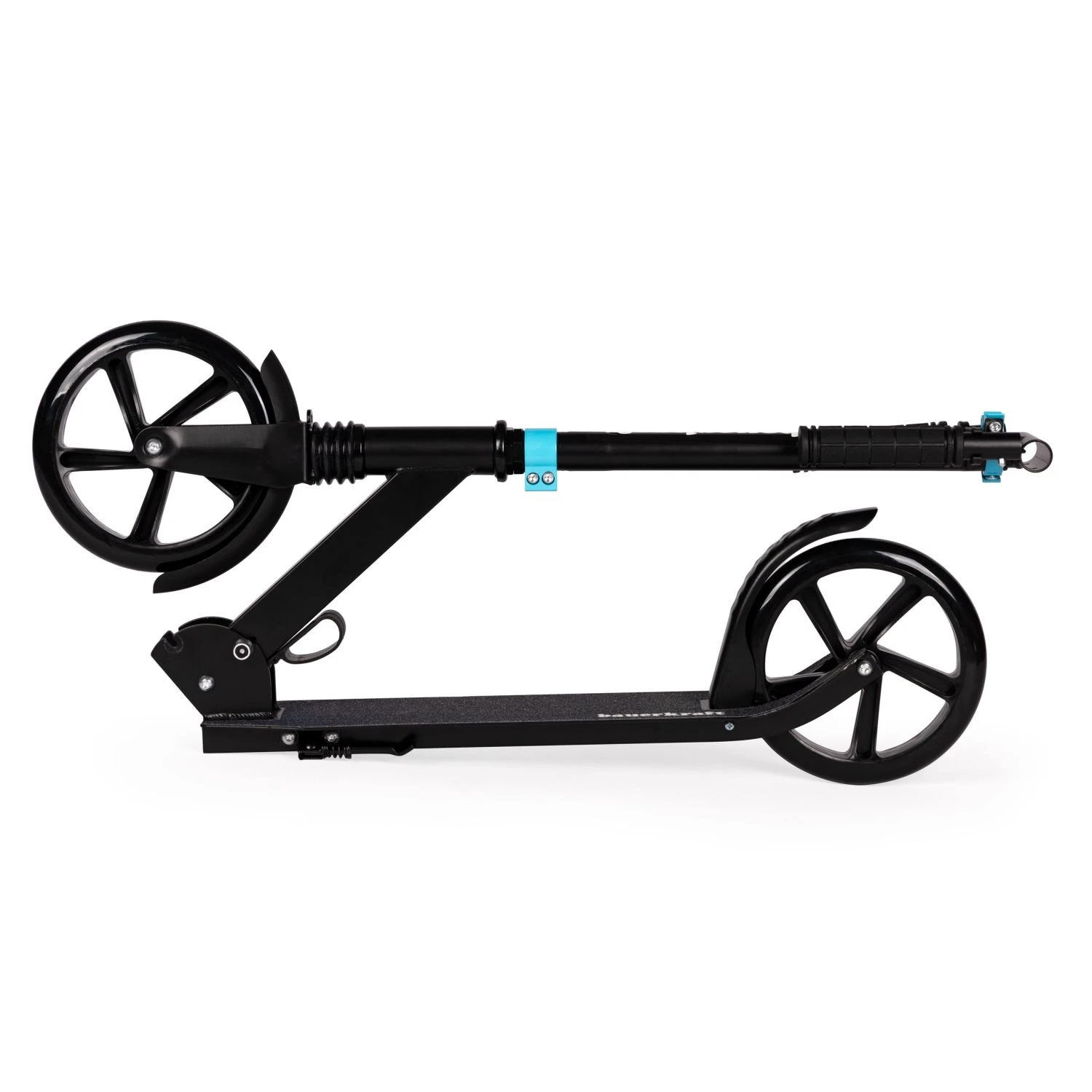 Bauerkraft Miesto paspirtukas vaikams ir paaugliams, sulankstomas, reguliuojamo aukščio 95-105 cm, ratukai 200 mm aprašymas - Prekės nuotrauka