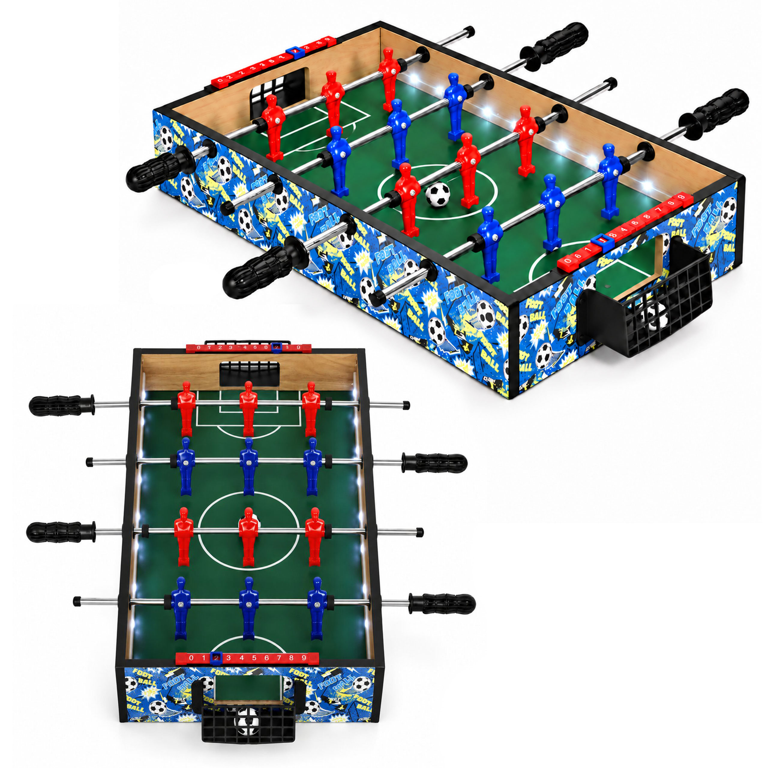 Mini stalo futbolas 50×30 cm stalo futbolo žaidimas vaikams ECOTOYS aprašymas - Prekės nuotrauka