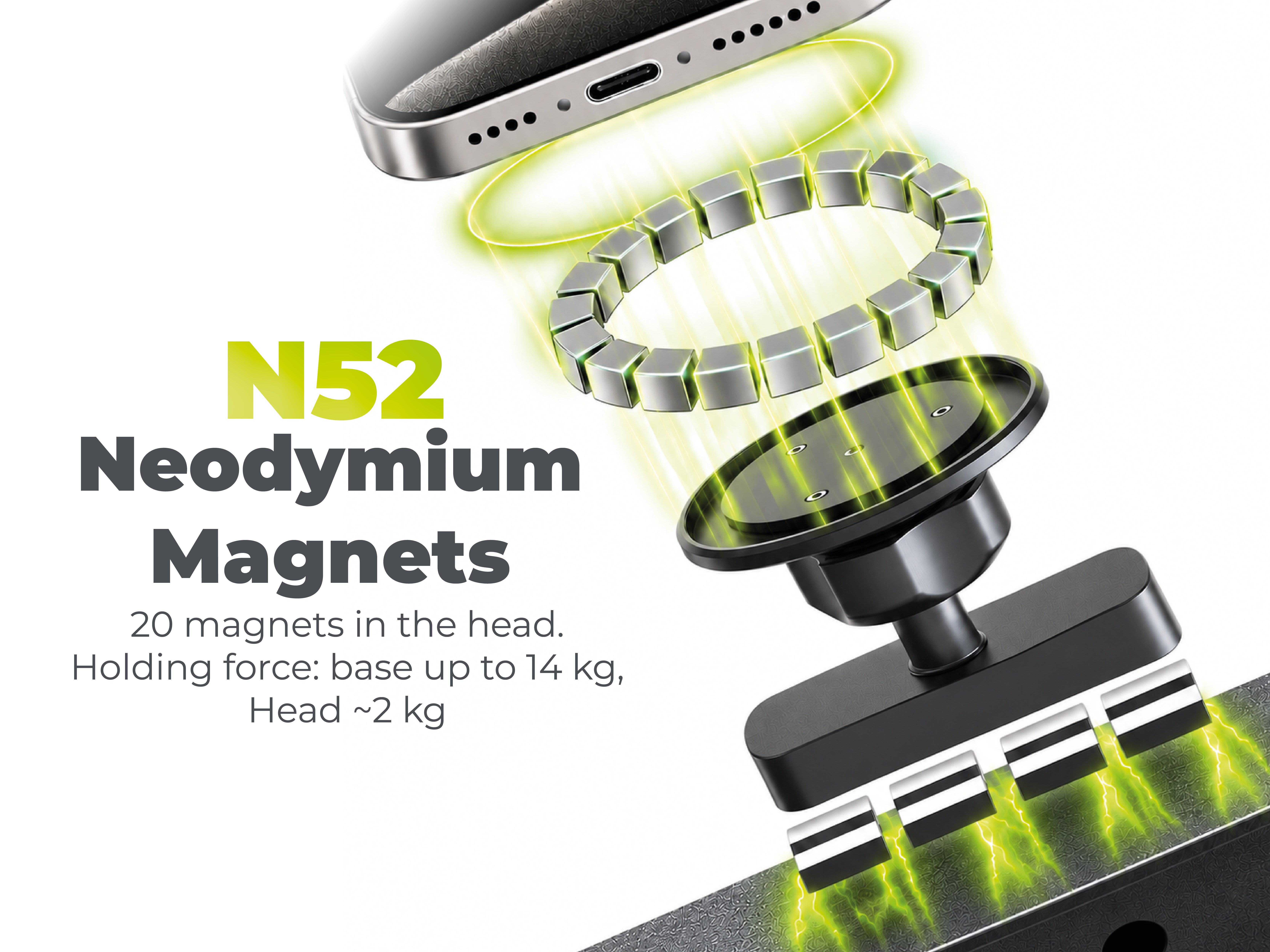 Mobile Origin Fitness magnetinis laikiklis OT1 aprašymas - Prekės nuotrauka