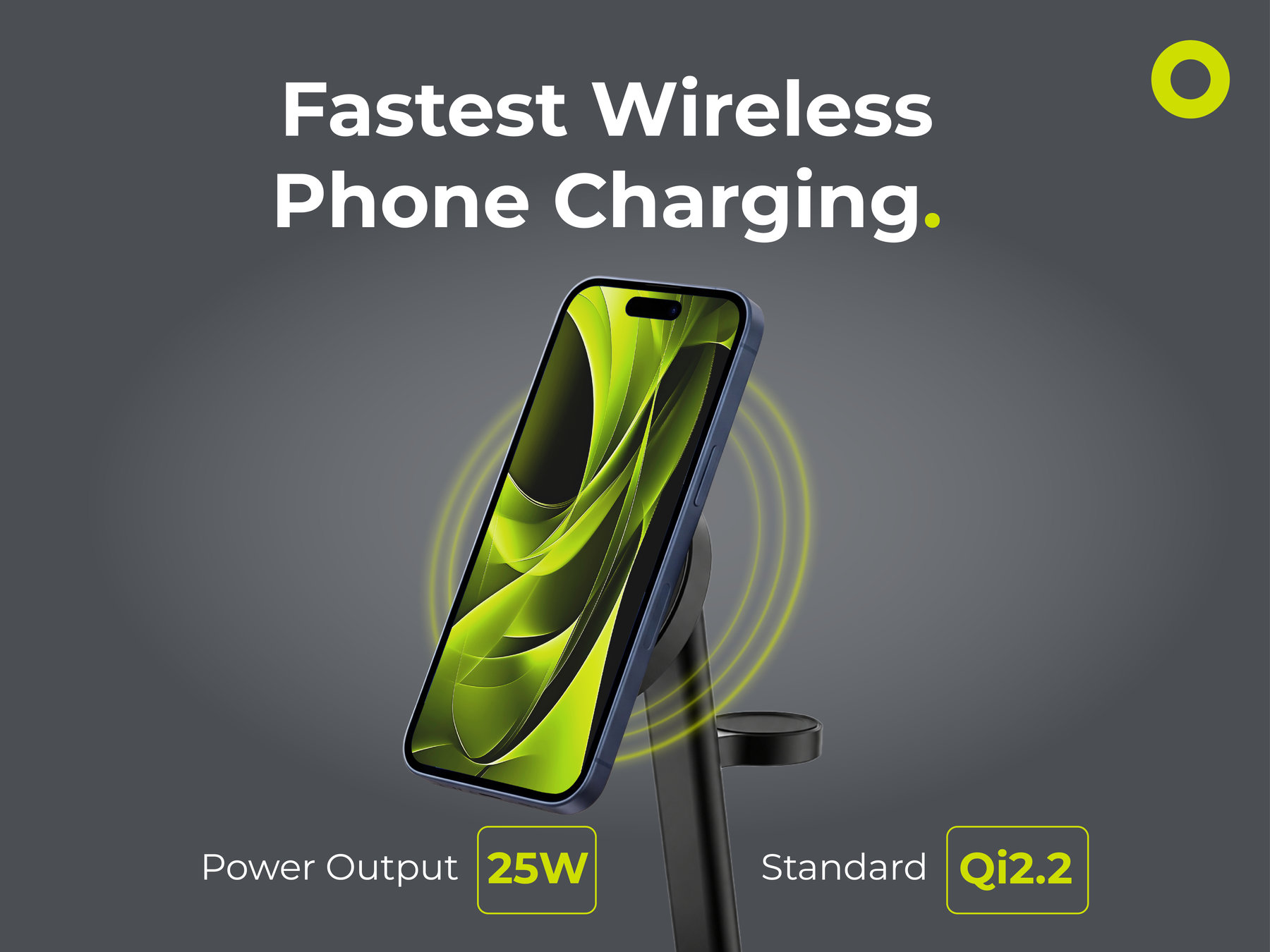 Mobile Origin Qi2 25W PowerStand Pro 3in1 su 40-60W AVS GaN įkrovikliu PW40 juodas aprašymas - Prekės nuotrauka