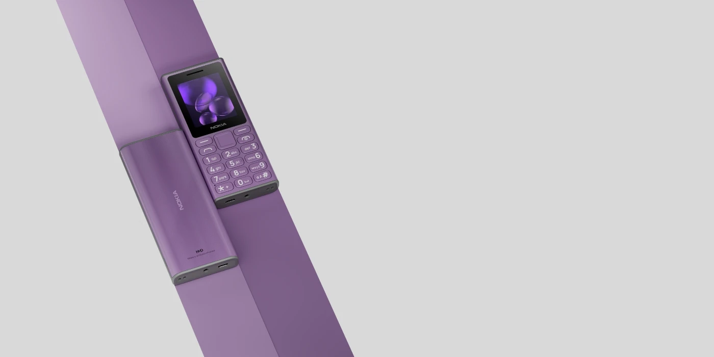 HMD Nokia 105 (TA-1684) Dual Sim Violetinis aprašymas - Prekės nuotrauka HMD Nokia 105 (TA-1684) Dual Sim Violetinis aprašymas - Prekės nuotrauka