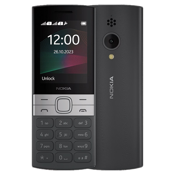 Nokia 150 (2023) (TA-1582) Juodas aprašymas - Prekės nuotrauka