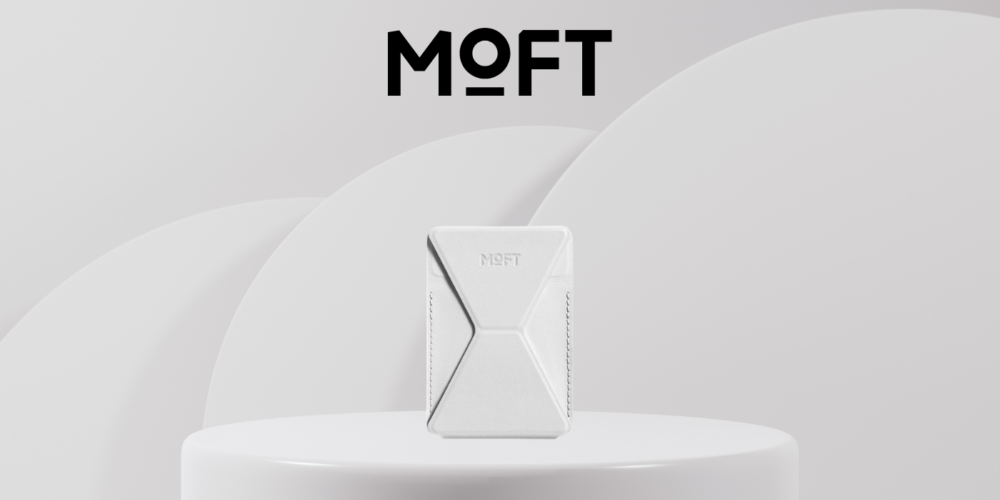 Dėklas „Moft Movas“ lipni piniginė ir telefono stovas, miglota įlanka aprašymas - Prekės nuotrauka Dėklas „Moft Movas“ lipni piniginė ir telefono stovas, miglota įlanka aprašymas - Prekės nuotrauka