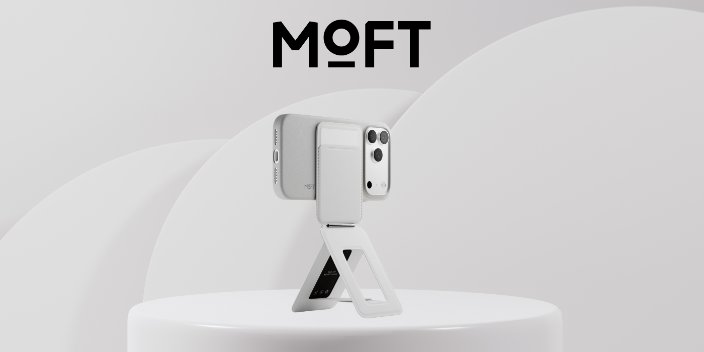 Dėklas Moft Movas Snap trikojis MagSafe magnetinė piniginė ir telefono stovas, misty cove spalvos aprašymas - Prekės nuotrauka