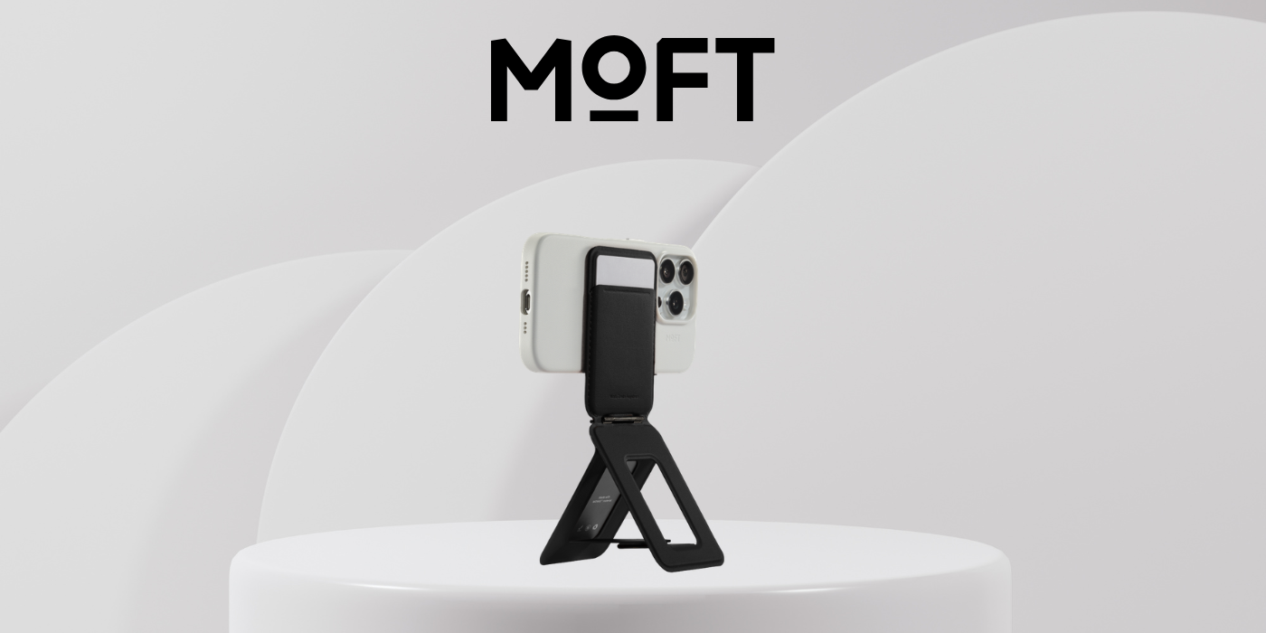 Dėklas Moft Movas Snap Tripod MagSafe Magnetic Wallet and Phone Stand in misty juodos spalvos aprašymas - Prekės nuotrauka Dėklas Moft Movas Snap Tripod MagSafe Magnetic Wallet and Phone Stand in misty juodos spalvos aprašymas - Prekės nuotrauka