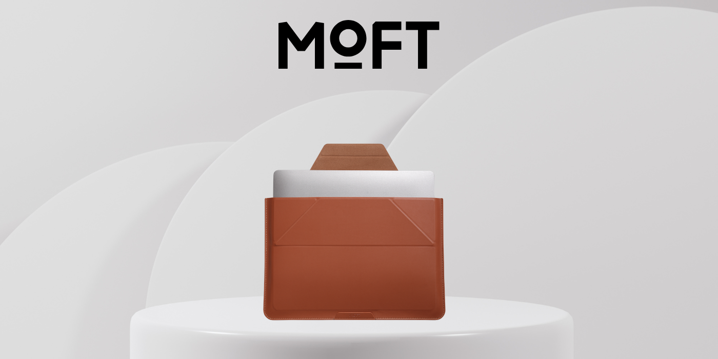 Moft Sleeve 13″ kompiuterio krepšys, rudos spalvos aprašymas - Prekės nuotrauka