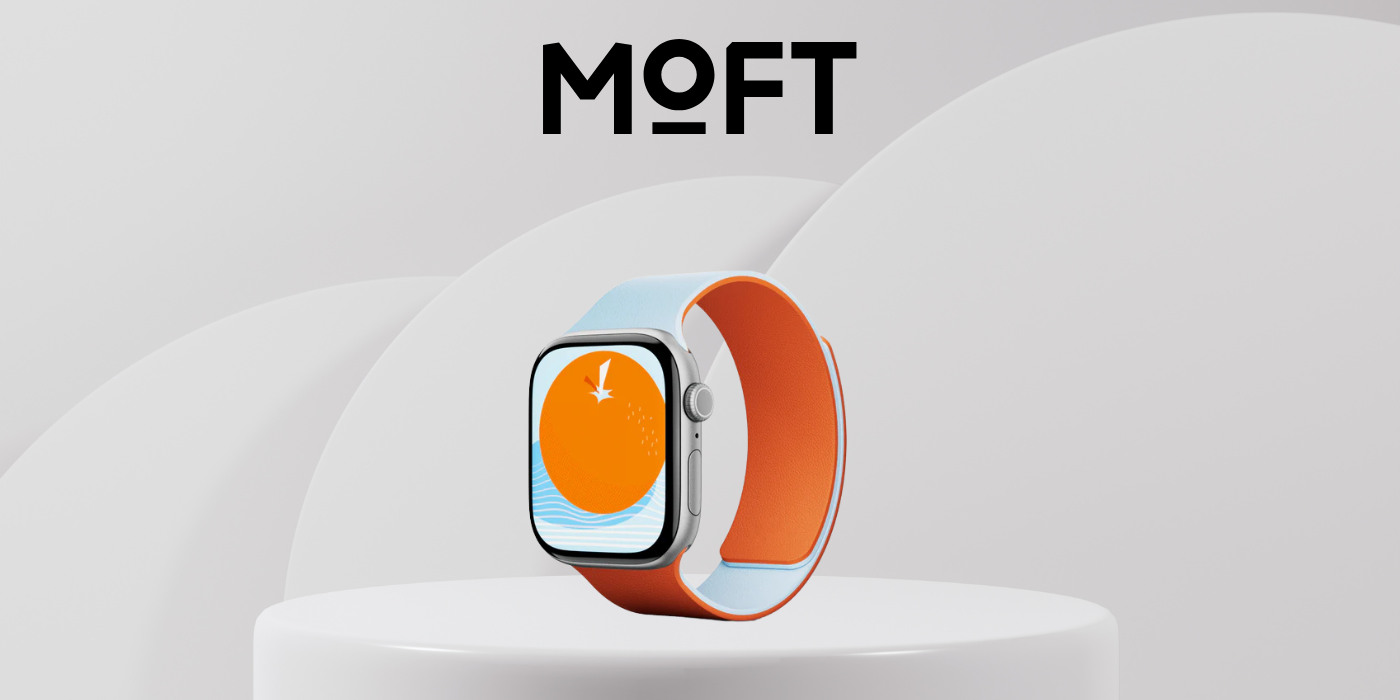 Moft Snap Duo apyrankė, skirta Watch 1-5/6/7/8/9/10/11/SE/SE 2/SE 3 (38/40/41/42 mm), saulėtekio/šaudymo aprašymas - Prekės nuotrauka