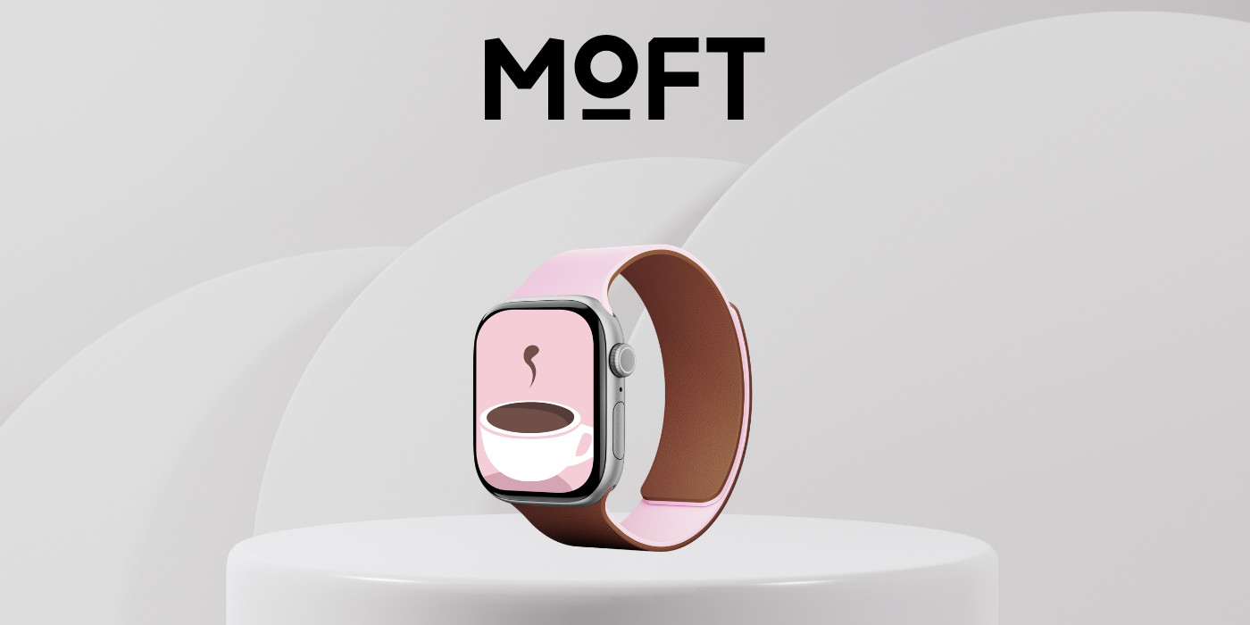 Moft Snap Duo apyrankė for Watch 1-5/6/7/8/9/10/11/SE/SE 2/SE 3 (38/40/41/42 mm) rožinės spalvos/rudos spalvos aprašymas - Prekės nuotrauka